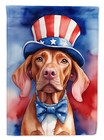 Vizsla Patriotic American Flag Canvas House Size Dac5813Chf