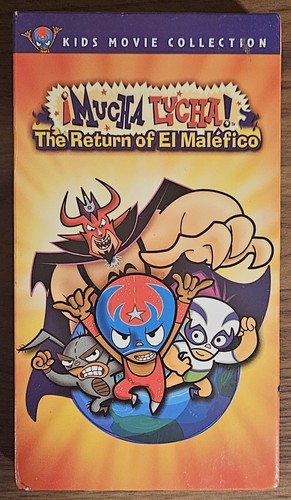 Mucha Lucha The Return of El Malefico VHS 2004 Late Era *Sealed* Has Edge Wear
