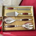Serving Utensils Biltmore For Your Home Red Sparkle Handles Cake Salad Serving *