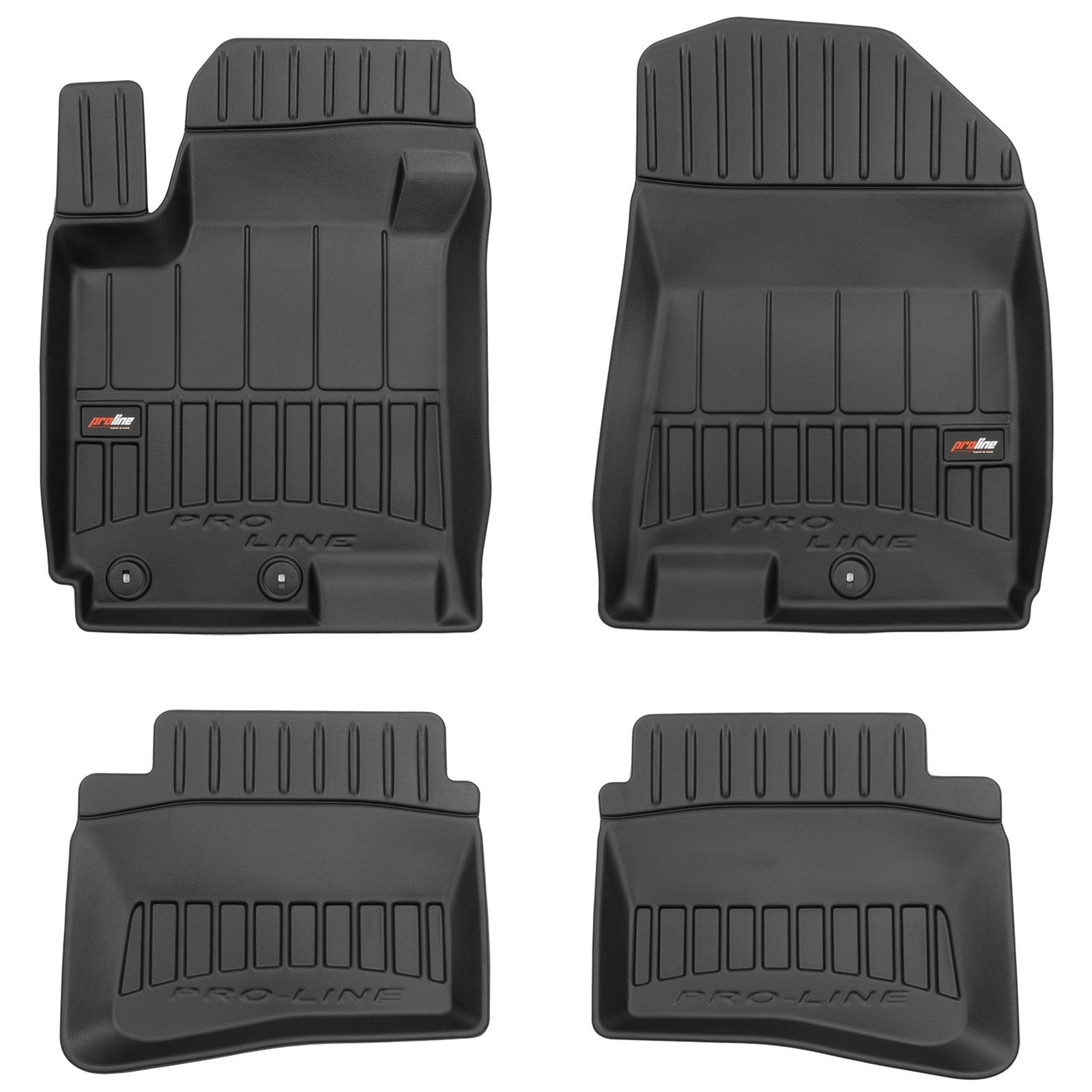 Tapis de sol voiture toutes saisons Frogum Pro-Line Hyundai i20 II en TPE