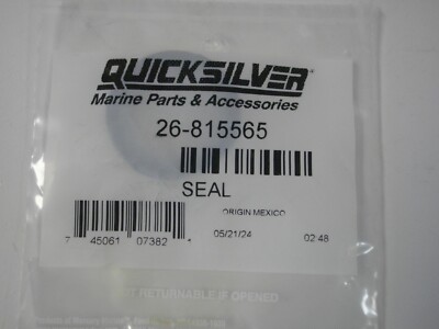 Mercury Marine Quicksilver MerCruiser 26-815565 Oil Seal OEM