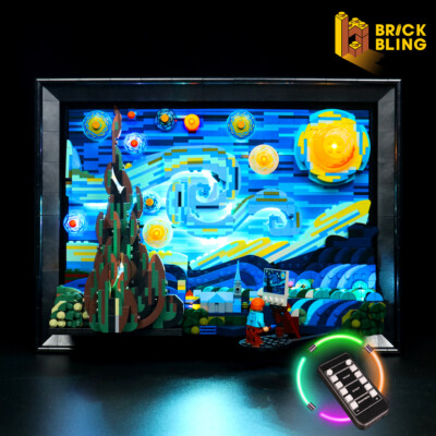 BrickBling LED Licht Kit für LEGO Starry Night 21333 Beleuchtung (Fernbedienung)