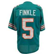 Ray Finkle "Ace Ventura" Jersey Aqua Miami | S-5XL Unsigned Custom Sewn Stitched