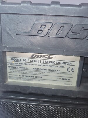 Bose 101 Music Monitor Main / Stereo Speakers for sale online | eBay