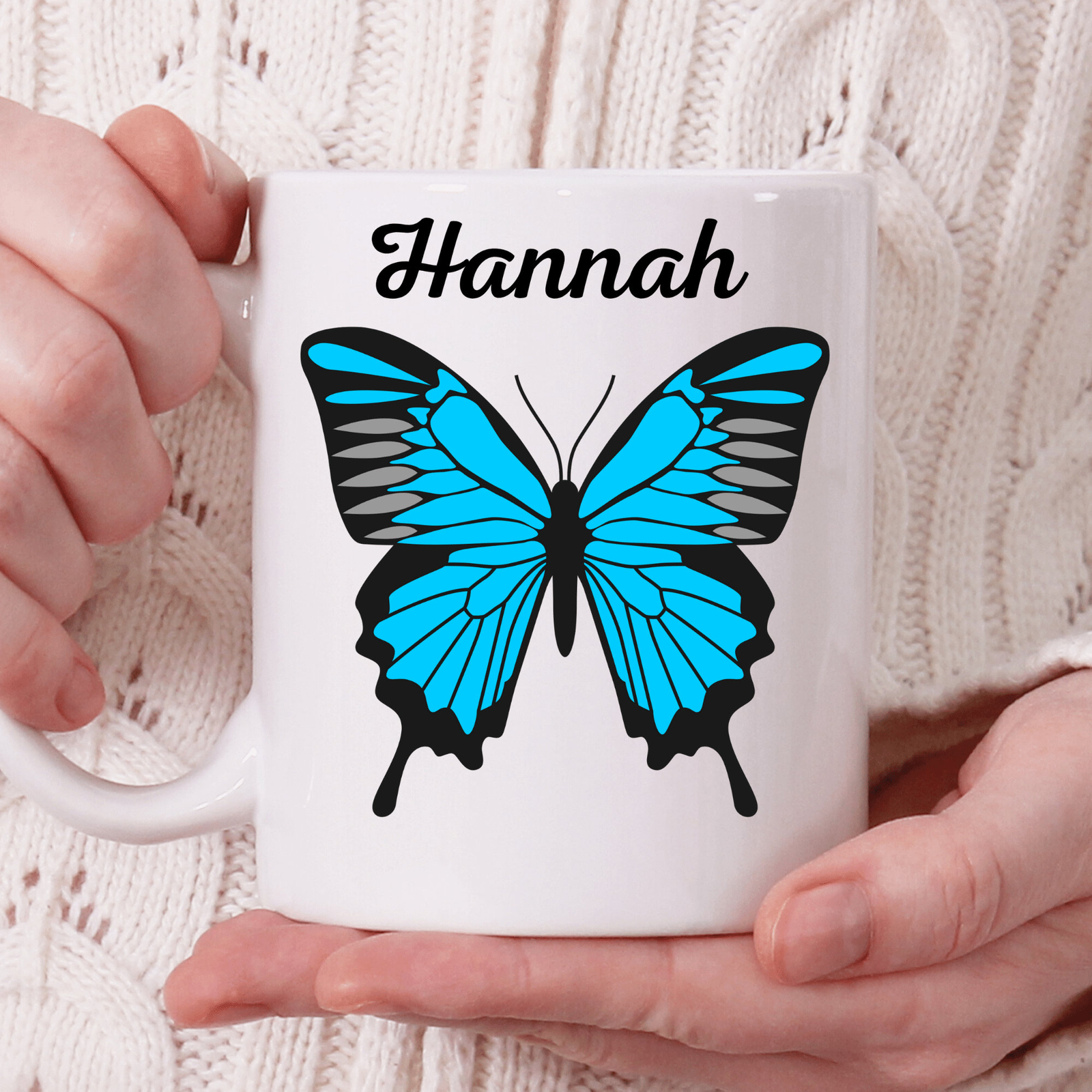Personalised Butterfly Gifts Gifts For Butterfly Lovers Personalised Mug