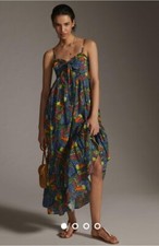 Farm Rio x Anthropologie Printed Maxi Dress Size XXS