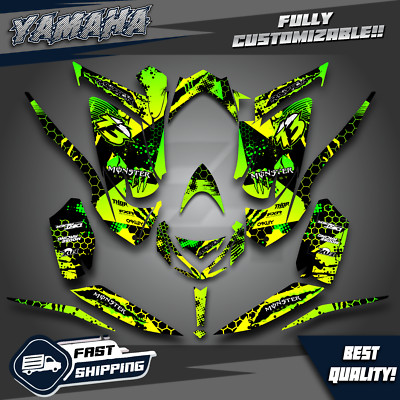 yamaha Raptor 700 700R graphics kit 2013 2014 2017 to 2025 decals stickers atv