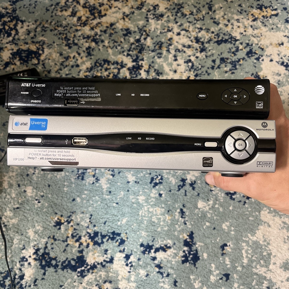 AT&T U-Verse MOTOROLA TV, VIP1200 Plus IPH8010 Untested