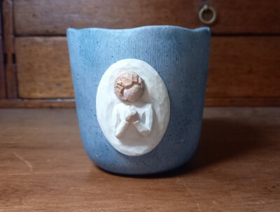 Willow Tree Susan Lordi 2008 Warm Comfort Between Friends Kerzenhalter blau sehr guter Zustand