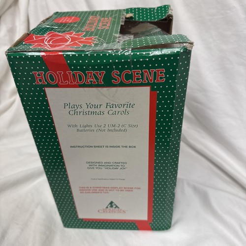 Holiday Creations, Dickens, Scrooge Scene Plays Music Candle Lights w/ Box WORKS - 第 7/12 張圖片