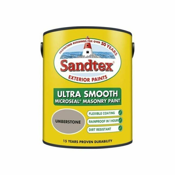 Sandtex Ultra Smooth Masonry Paint 5l Umberstone for sale online eBay