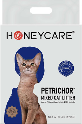 HONEY CARE Petrichor Mix Cat Litter I Tofu Cat Litter I Nature Plant-Based Pelle