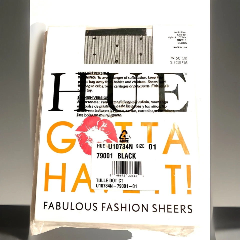 HUE - Fabulosas transparentes de moda/talla 1 (pequeñas) Foto 2 de 2