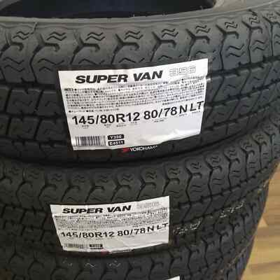 YOKOHAMA SUPER VAN Y356 145/80R12 80/78 145R12 6PR Set of 4 Tire