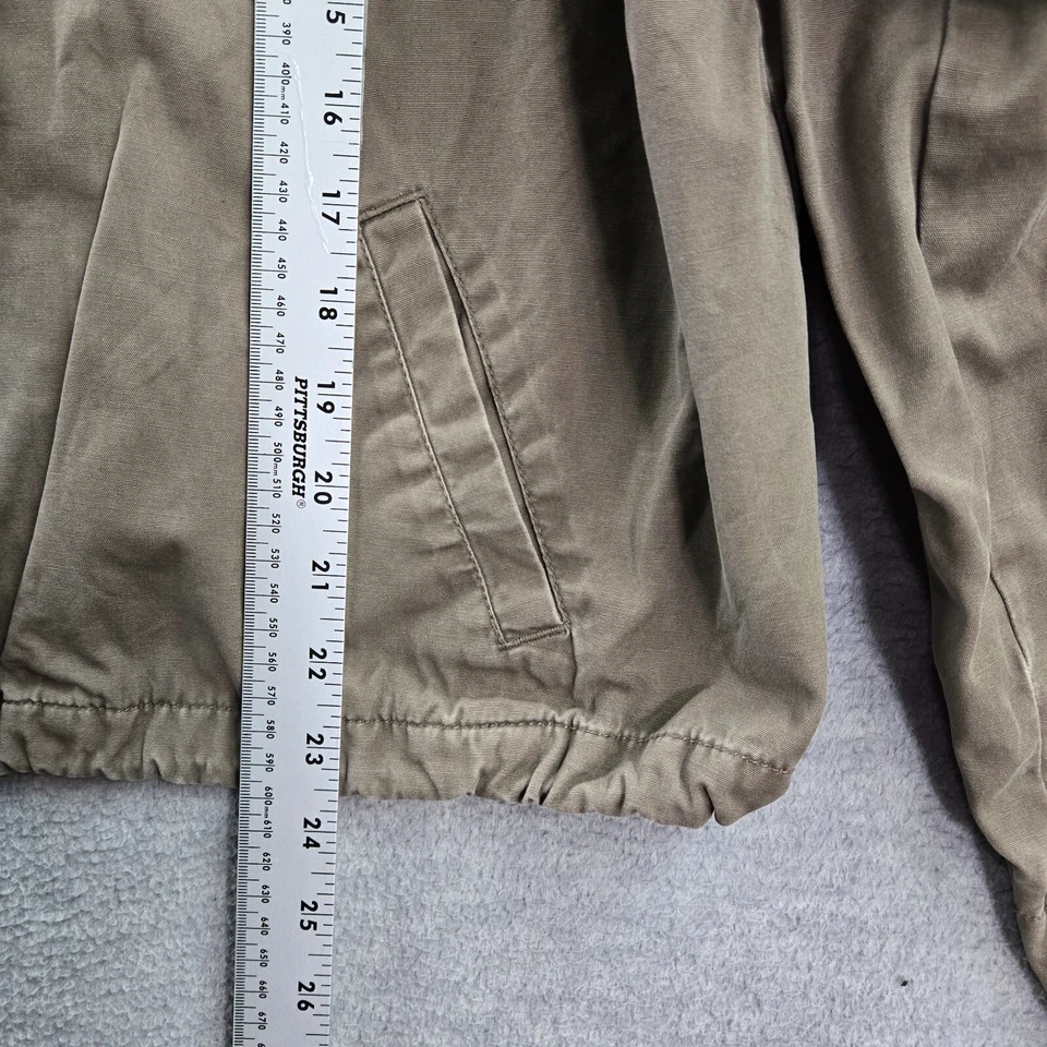 Torrid Women Jacket 1 Brown Military Full Zip Long Sleeve Cotton Polyester - Image 3 of 4