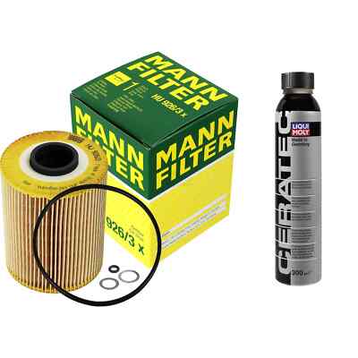 MANN-FILTER ÖLFILTER HU 926/3 x + LIQUI MOLY Cera Tec 3721