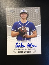Aidan Weaver Signed 2021 Leaf Perfect Game All-American Classic Card #2
