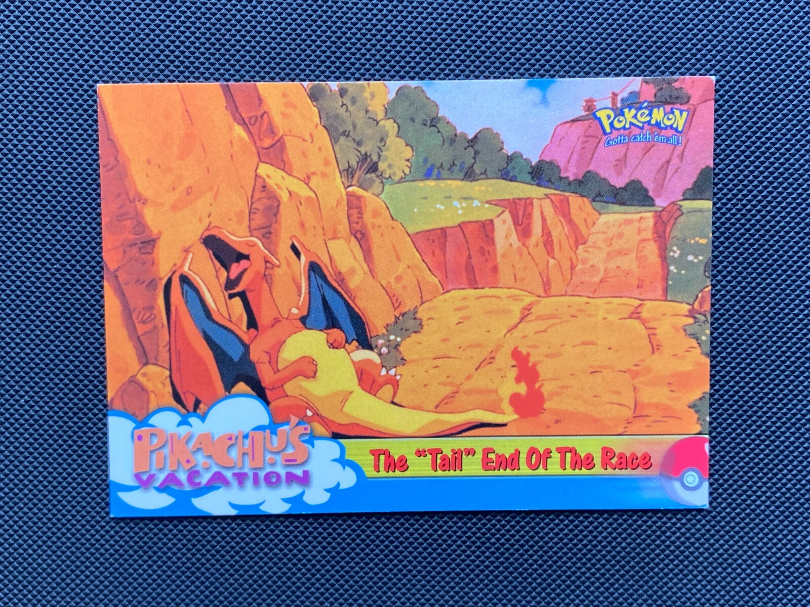 THE TAIL END OF THE RACE #50 Topps Pokemon Card Pikachu's Vacation Movie
