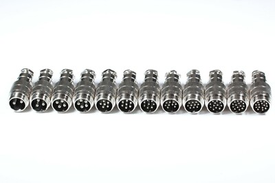 GX20 Rundsteckverbinder Stecker & Buchse Luftfahrt Buchse & Stecker Inline 