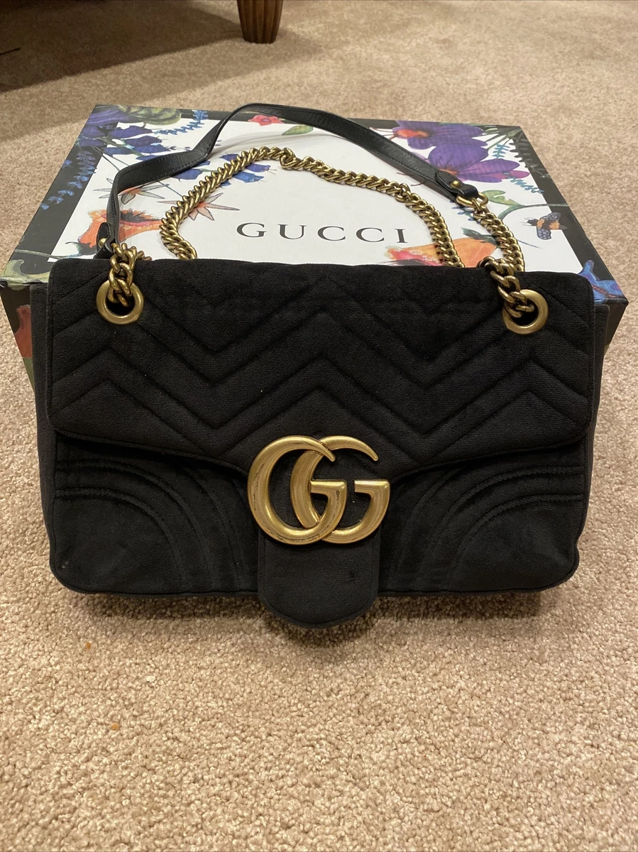 Gucci Marmont Velvet Exterior Bags & Handbags for Women