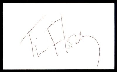 Tim Flores Baseball Signed Index Card Auto Autograph (no COA) *e1