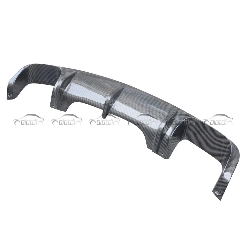 Parachoques trasero de fibra de carbono estilo V Fit 2010-13 para BMW E70 X5M labio difusor Foto 3 de 4
