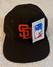 Rare Vintage San Diego Padres Brown Sports Specialties Fitted Wool Hat Sz 7 1/4