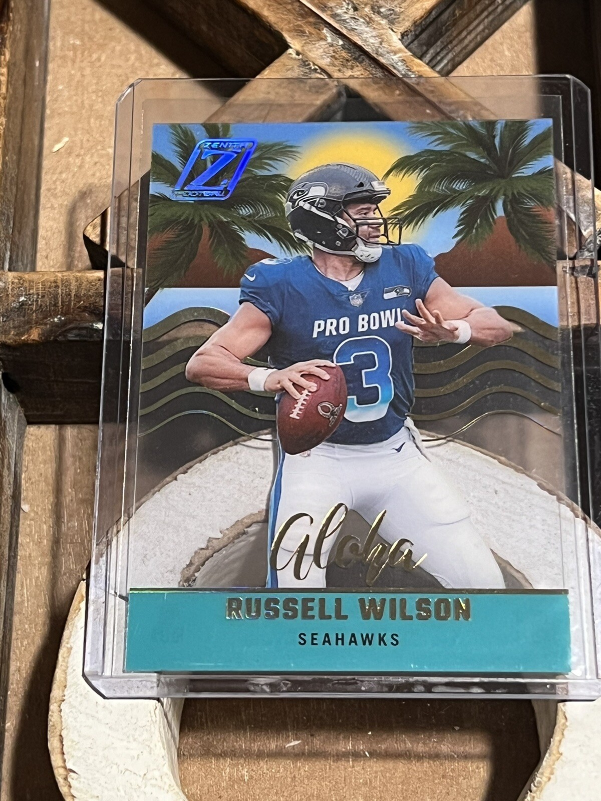 2022 Panini Zenith - Aloha #AL-22 Russell Wilson Seahawks Steelers SSP Case Hit