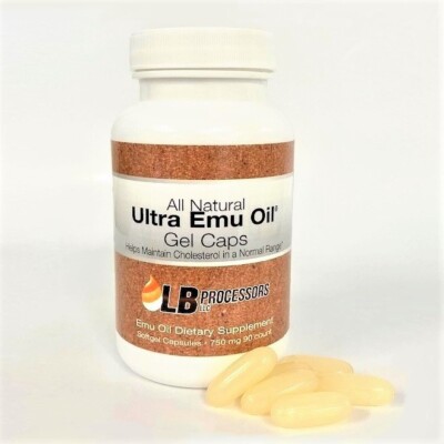 Country Divine All-Natural Ultra Emu Oil Dietary Supplement Soft Gel Caps