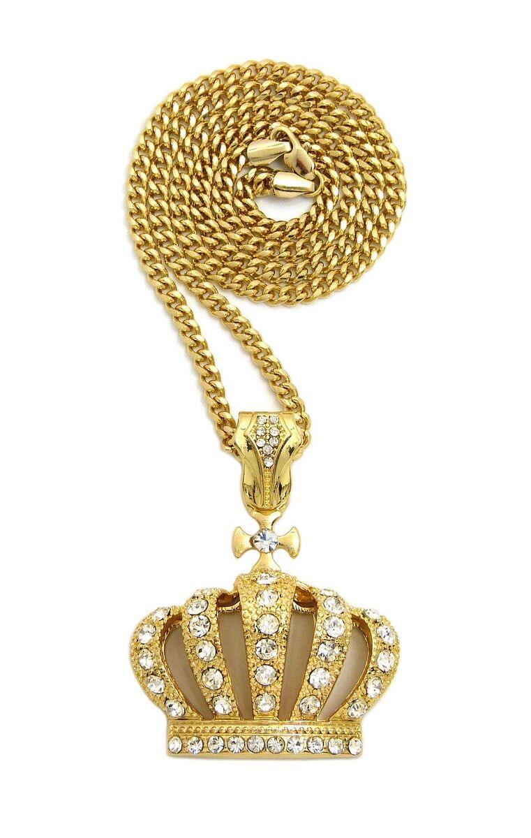 NEW CROWN PENDANT & 24 NEW CROWN PENDANT & 24