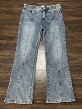 Curve Appeal High Rise Bootcut Jeans Women Blue Denim 12/31