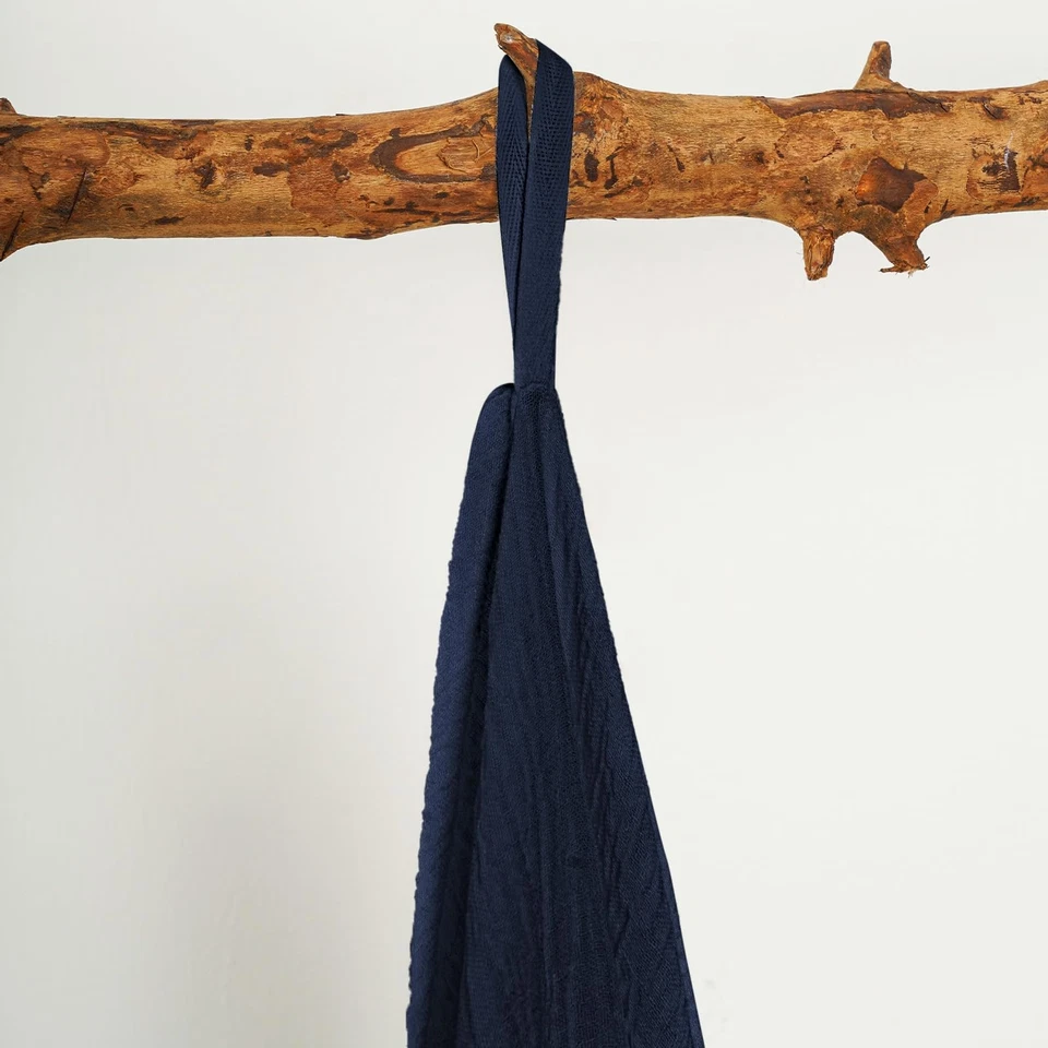 33.5x53 Inches 100% Flax Linen Bath Towel Natural Lightweight Hair Towel - Image 3 of 4