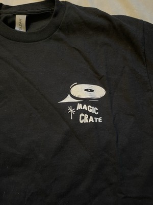 Magic Crate  Flying Records  Men s T-shirt size M - DJ Record Collector Music