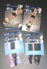 Lot Of 4 Goody Hair Accessories 2 Bobbie Slides 2 Sets Of 3 Ouchless Ribbons