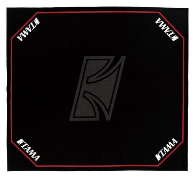 Großer Tama Drum-Teppich in Schwarz, für die meisten Drum Setups, 180 x 200 cm
