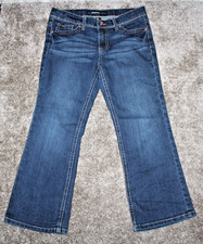 Girls Jordache Jeans Boot Cut Medium Wash Adjustable Waist Stretch Plus Size 8.5