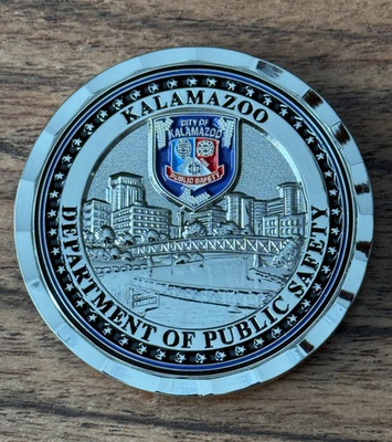 #ad 🚨 Kalamazoo Michigan Motorcycle Unit Challenge Coin 🏍️ $49.50