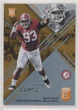 2017 Panini Elite Draft Picks Aspirations Orange Jonathan Allen #107 1b8