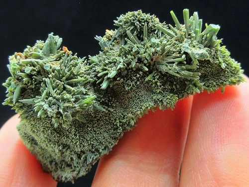 17g flowery green pyromorphite crystal mineral specimen Daoping,China