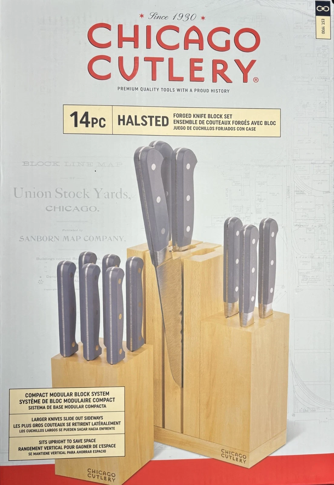 Chicago Cutlery Halsted 14-piece Modular Block Set - Thumbnail 5