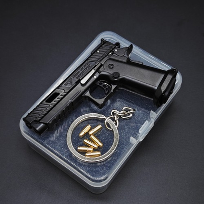 #ad G34 Pit Viper 1:3 Mini Alloy Pistol Shell Ejection Realistic Model Keychain $25.00