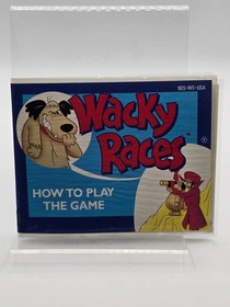 Wacky Races (Nintendo NES, 1992)  Authentic Tested w/Laminated Original Manual