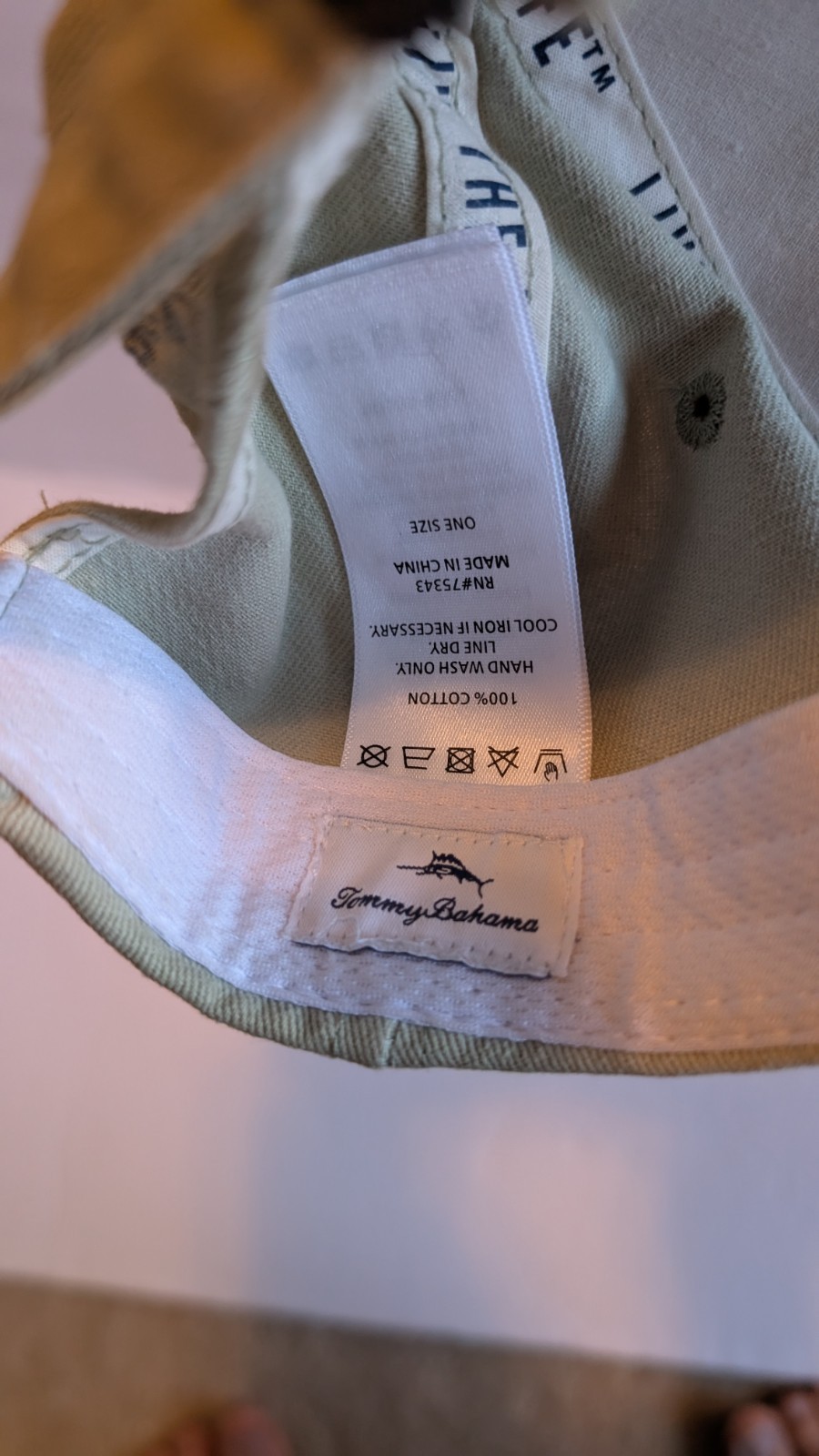 Tommy Bahama Hat Strapback Solid Tan - image 6