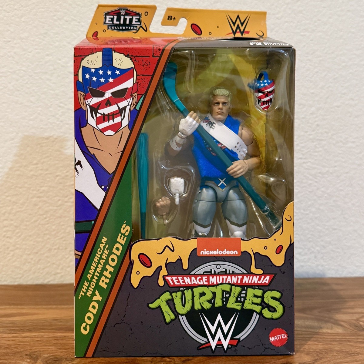 TMNT x WWE CODY RHODES CASEY JONES 7” Action Figure Collectible