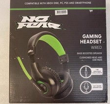 No Fear Gaming Headset Headphone  Compatible with all console - 2 for £15.00
