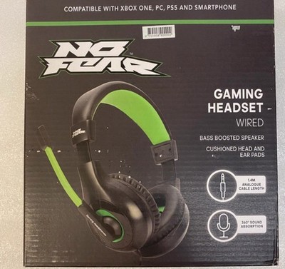 No Fear Gaming Headset Kopfhörer kompatibel mit allen Konsolen - 2 für 15,00£
