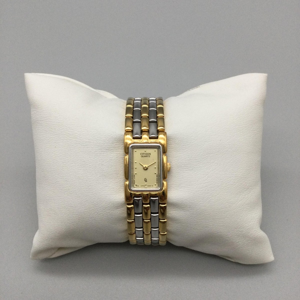 Citizen Womens Watch 13mm Champagne Dial Two Tone 2250-S04531 New