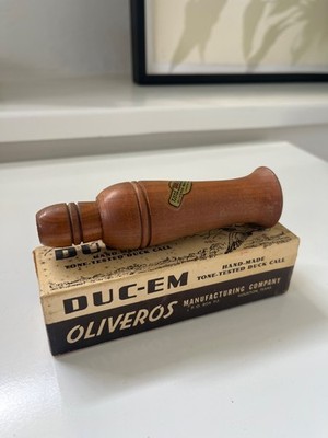 Oliveros Manufacturing Company  DUC-EM  Duck Call in Original Box