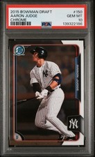 2015 Bowman Chrome Draft Aaron Judge #150 Rookie Card PSA 10 GEM MINT