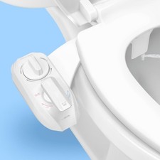 LUXE Bidet NEO 320 PLUS - Warm Water Attachment for Toilet, White